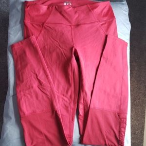 Red sport tights